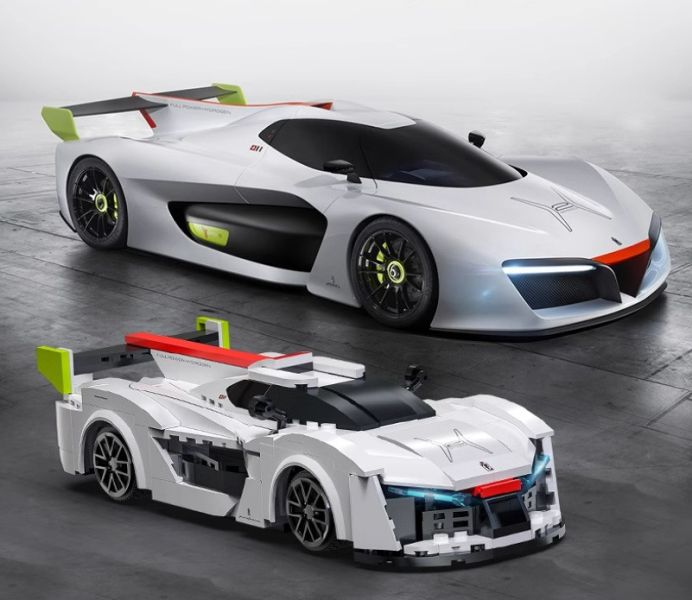 原廠授權 1/20 積木遙控車 積木車 賓尼氫能超跑 H2 Speed 