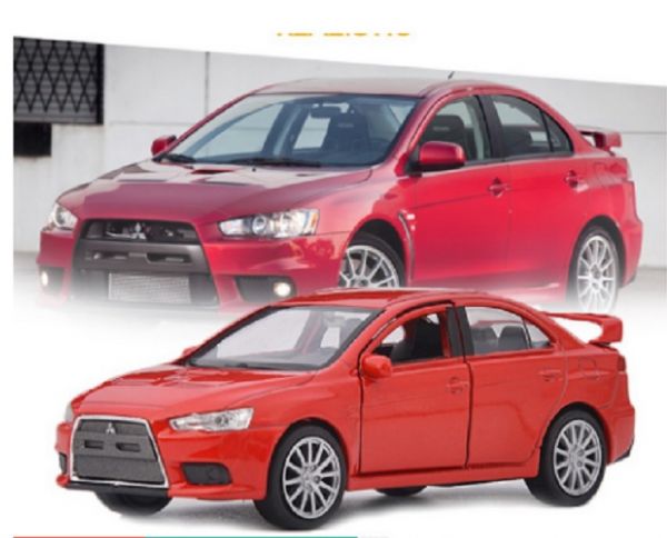 威利 三菱 lancer EVO 正版授權 1：36 1/36 合金車 模型車 迴力車 X01 