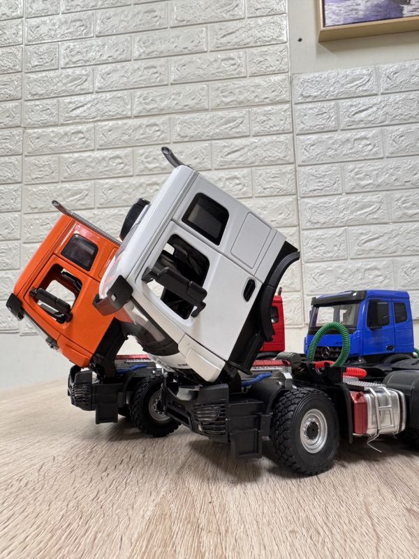 1:24 賓士 ACTROS 車頭 卡車頭 拖車 合金模型 模型車 卡車 1/24 