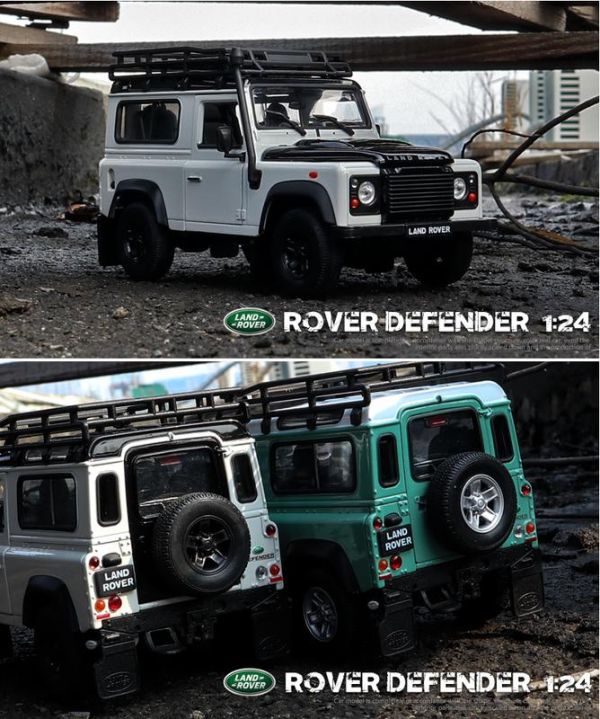 路虎 Land Rover 吉普車 衛士 1/24 合金車 