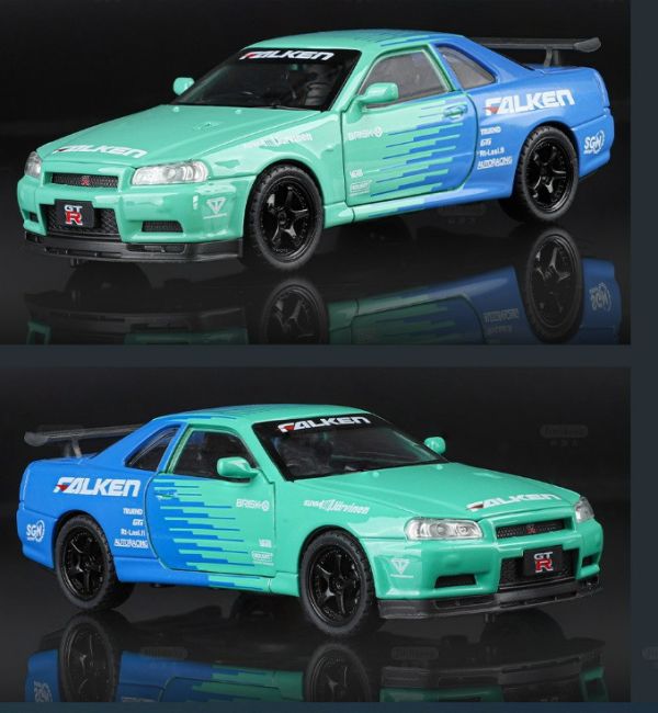 1:32 GTR R34 彩繪版 1/32 