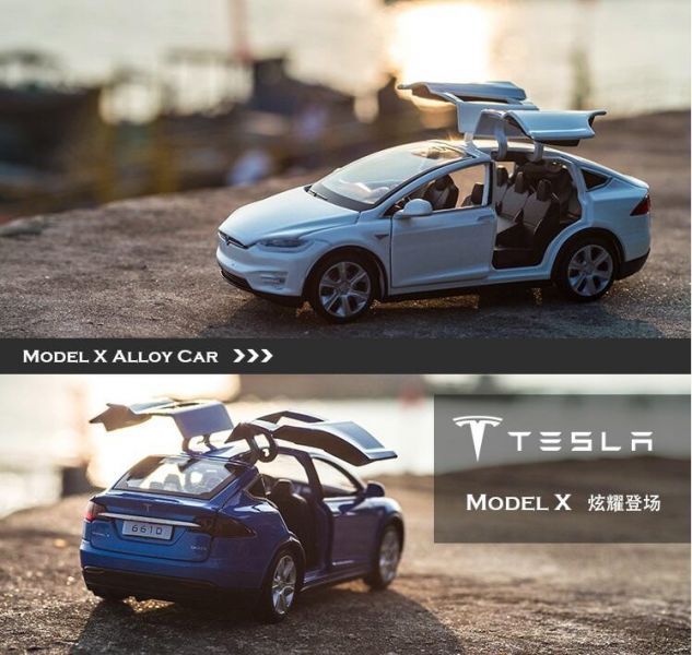 1:32 特斯拉 Model X 1/32 合金車 