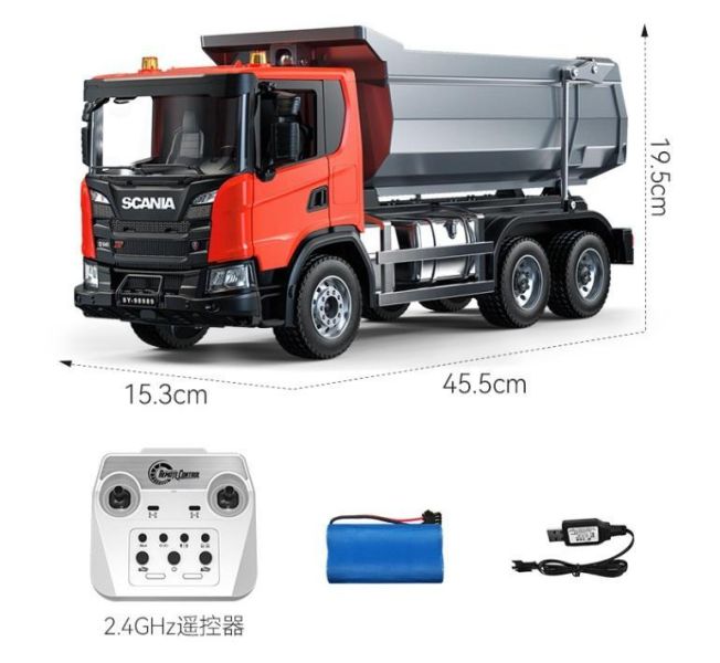 1:20 Scania 斯坎尼亞 重型砂石車 遙控車 