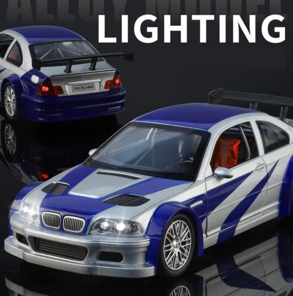 1:24 BMW E46 M3 GTR 合金車 1/24 