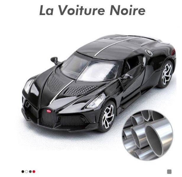 布加迪 黑車 La Voiture Noire 合金車 