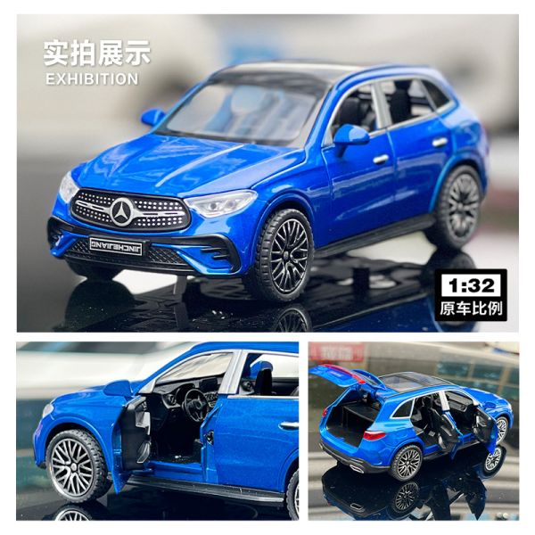 仿真 1/32 賓士 GLC 合金車 迴力車 