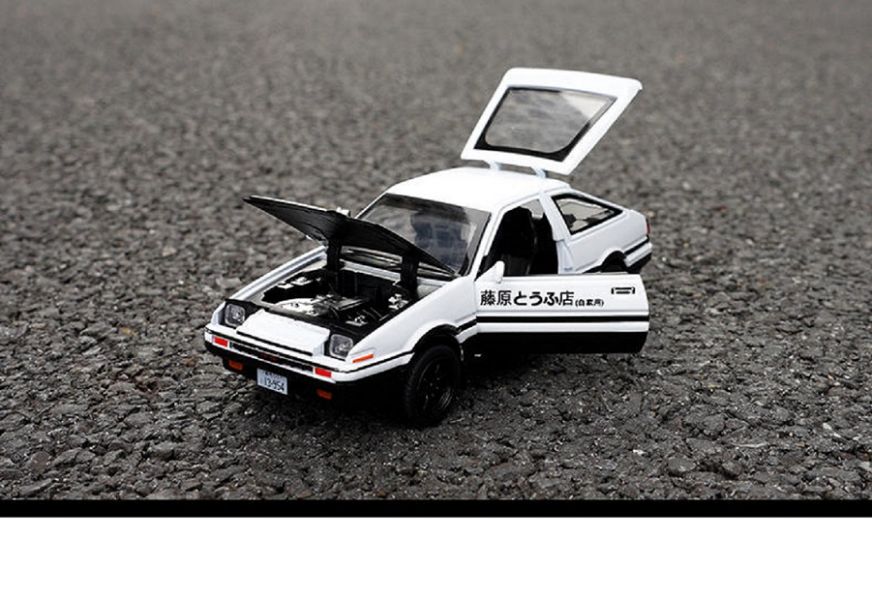 1:32 頭文字D  AE86 1/32 合金車 
