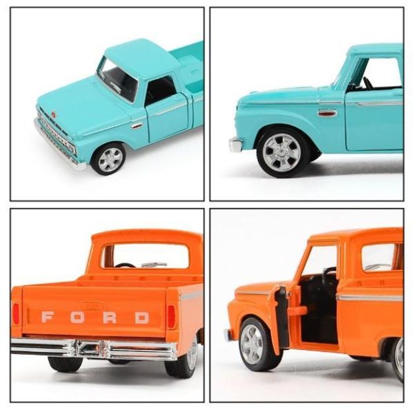 1:36 福特 復古 皮卡 貨卡車 F100 