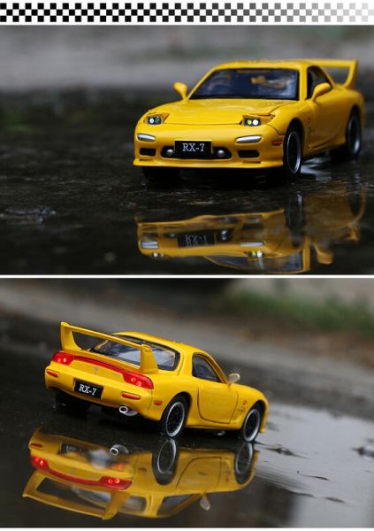 1:32 MAZDA 馬自達 RX7 1/32 合金車 