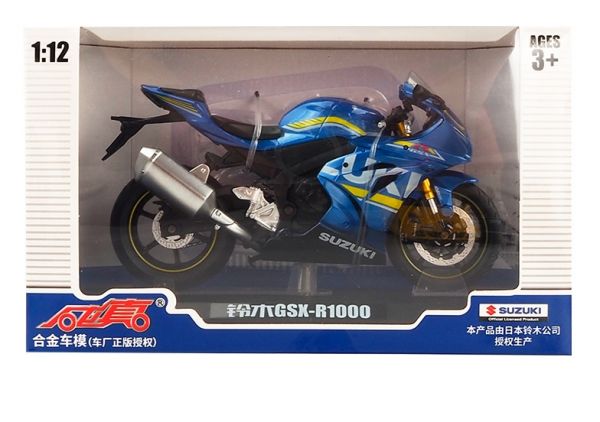 彩珀 1/12 SUZUKI GSX-R1000 阿魯 1000 重機模型 