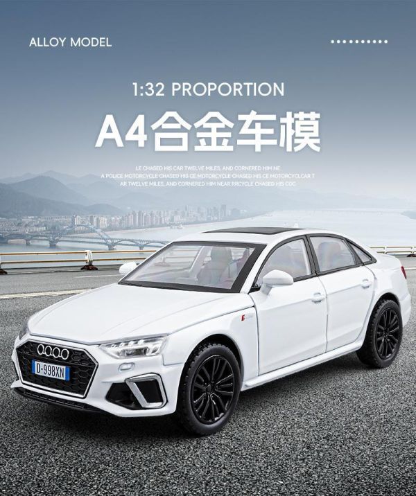 1:32 奧迪 A4 1/32 合金車 