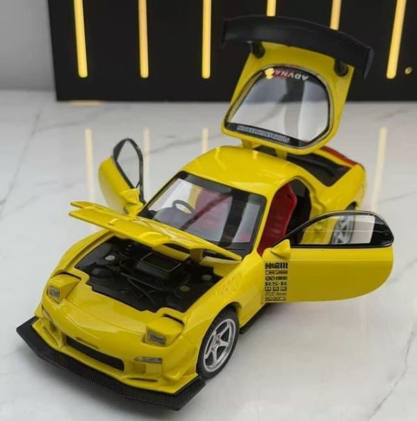 1/32 馬自達 RX7 FD3S 頭文字D 高橋啟介 MAZDA RX-7 1:32 迴力車 合金車 