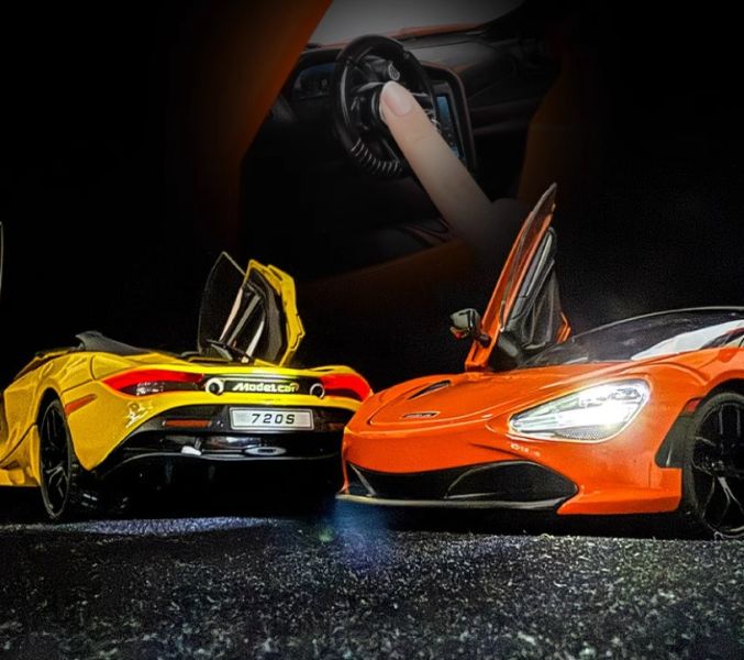 1:18 大型 仿真 麥拉倫 720 合金車 1/18 