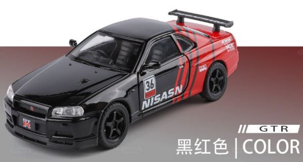 1:32 GTR R34 彩繪版 1/32 