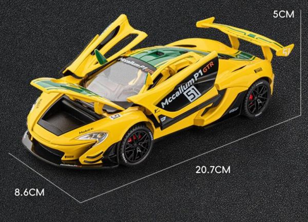 1/22 麥拉倫 P1 GTR 1:22 合金車 模型車 同 1/24 1:24 