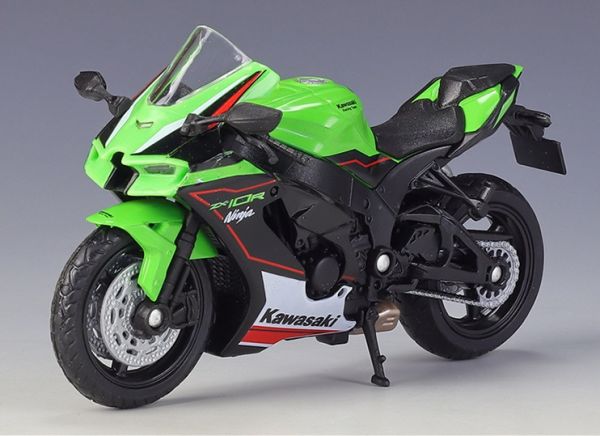 1:18 威利 川崎 ZX-10R 重機模型 重機 摩托車模型 