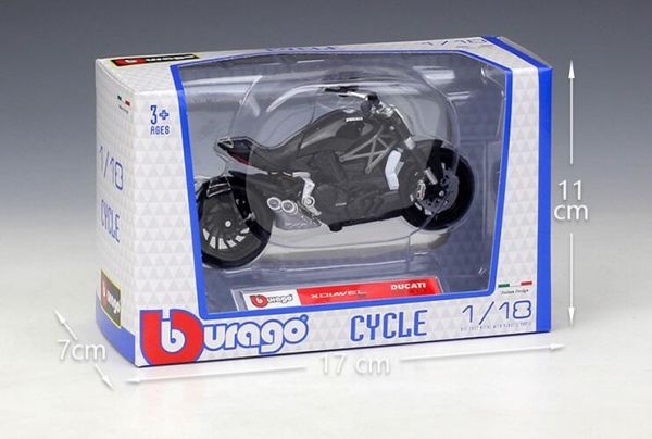 Bburago 1/18 杜卡迪 Xdiavel S 大魔鬼 S 