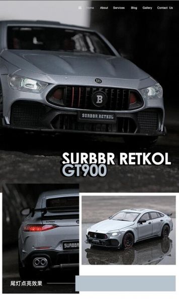 1/24 BENZ 賓士 巴博斯 900 AMG GT GT63 