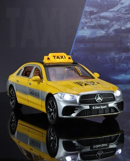 1:24 仿真 賓士 E300 計程車 1/24 