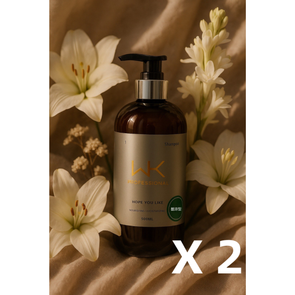 【控油組合83折】(酷涼型)夜韻之薇-控油洗髮精 500ml x 2 