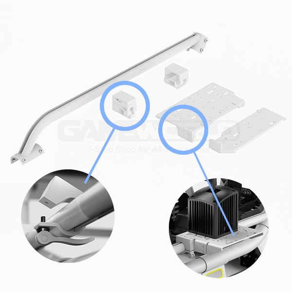 【預購】Fanatec Shifter Mount - Right 白色 / 手煞 排檔架 / 台灣公司貨 賽車模擬,FANATEC,GT,DD Pro,直驅式,方向盤組,NLR,RSEAT,moza,排檔,手煞