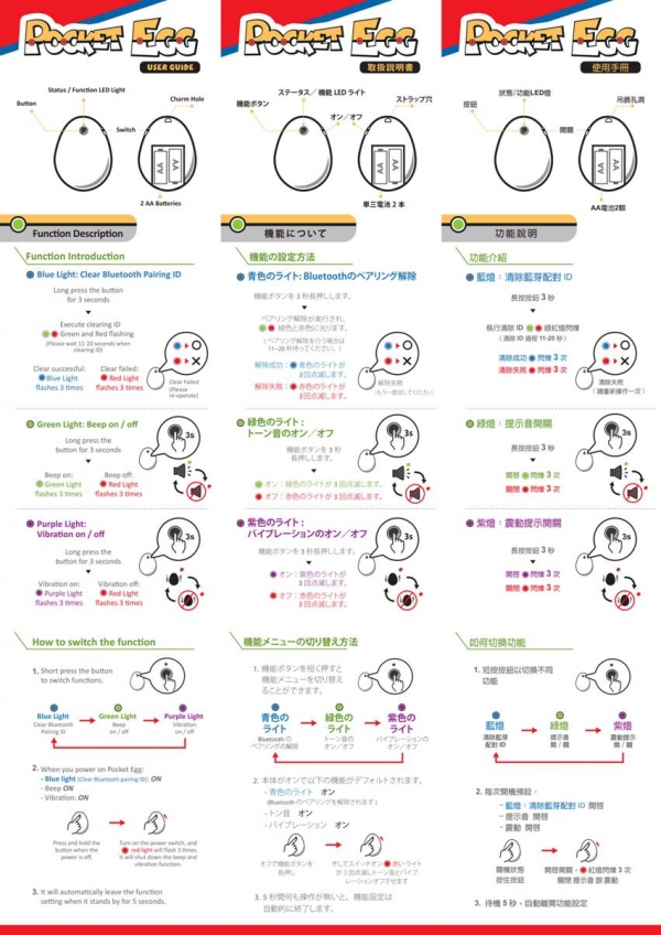 POCKET EGG 懶人蛋 自動抓寶神器 ※台灣代理公司貨※ 精靈寶可夢 自動抓怪 補給 藍芽20m 電力長達三個月 POCKET EGG,懶人蛋,POCKET,精靈寶可夢,自動抓怪,補給,藍芽,自動抓寶,自動抓寶手環,抓寶手環