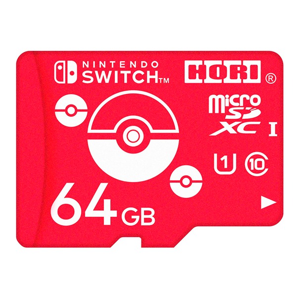 HORI 寶可夢 特仕 microSD 記憶卡 寶貝球款 64GB Nintendo,switch,hori,128G,64g,32G,microsd