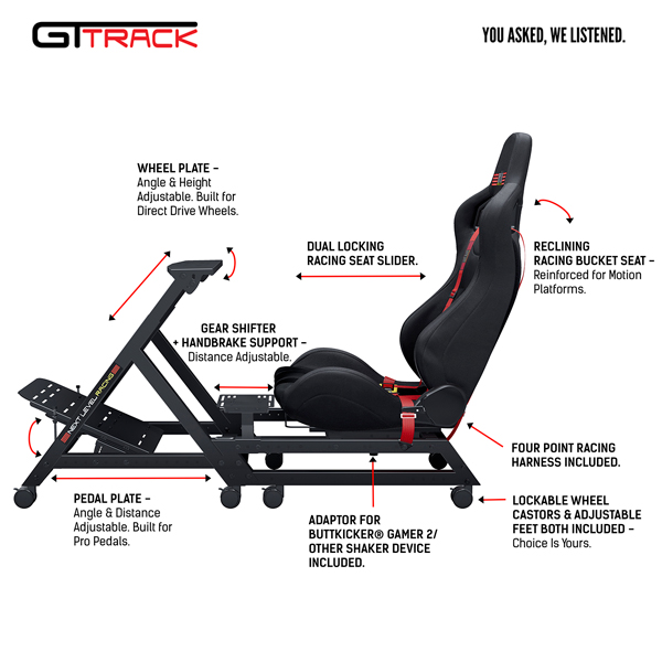 NLR GTTRACK 賽車架 / RSEAT 可參考 / NEXT LEVEL RACING NLR,賽車架,PLAYSEAT,PS4,折疊,GT,AP1,收納,NEXT LEVEL RACING,GTTRACK