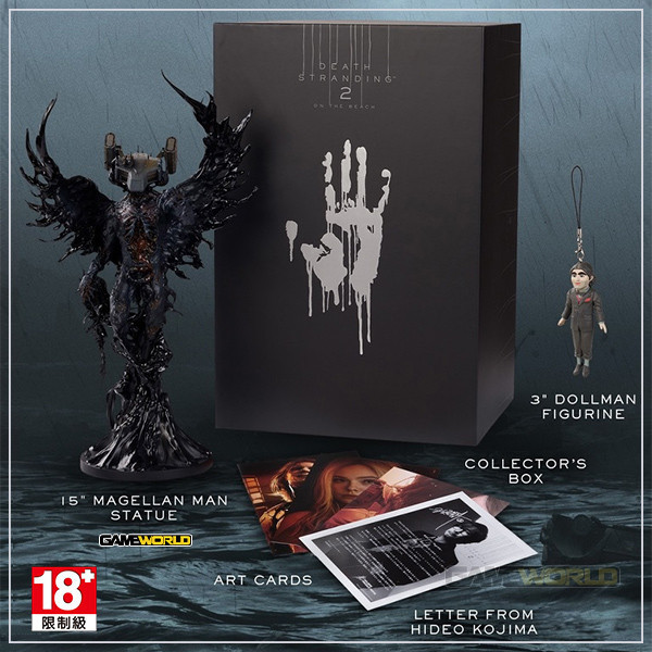 PS5 死亡擱淺2 收藏版 / DEATH STRANDING 2 ON THE BEACH / 亞中版 PS5,死亡擱淺,小島秀夫,DHL,貨運