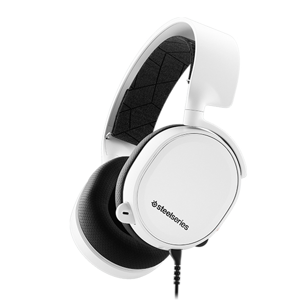 賽睿 SteelSeries ARCTIS 3 有線 電競 耳機【白色】2019年版  SteelSeries,ARCTIS 3,有線,耳機,3.5mm,頭戴式,降噪,台灣公司貨,海盜船,電競,PC,SWITCH,PS4,PS5,XBOX
