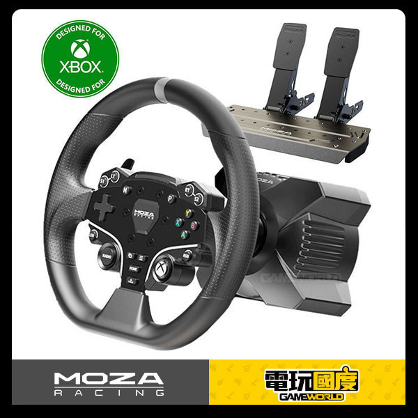 【限量優惠】MOZA 魔爪 R3 直驅 PS5 + XBOX + PC 用 方向盤 套組 / 台灣代理公司貨 MOZA,R5,THRUSTMASTER,速魔,FANATEC,直驅,圖馬斯特,台灣代理,r3,NLR