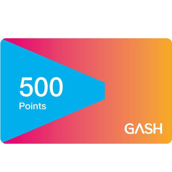 GASH 500 點  / 數位序號 / 合作經銷商 / 不提供線上取號 GASH,樂豆卡,橘子,楓之谷,跑跑卡丁車,beanfun,序號,線上,手遊,智冠