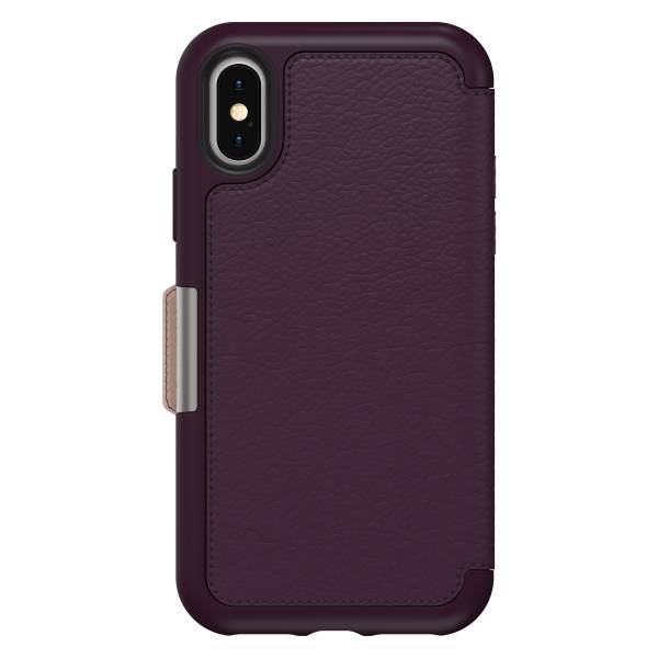 【年終出清 全新品】iPhone X / Xs OtterBox Symmetry Leather Folio 真皮 保護殼【葡萄紫】 IPhone,手機殼,保護殼,軍規,防摔,OtterBox,X,XS,11,11PRO