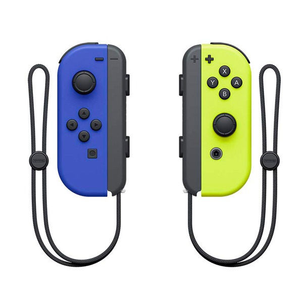 NS Joy-Con 左右手控制器 【藍 黃色】 無線手把 / Nintendo Switch / 台灣公司貨 預購,Nintendo Switch,Switch,Joy-Con,握把,充電,手把,PRO手把,搖桿,NS,灰灰,紅藍,電光黃,電光橙,藍,電光紫
