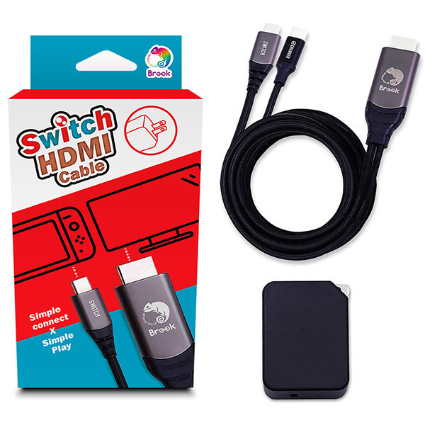BROOK Switch HDMI Cable / 代替原廠底座 轉接器 充電器 / 台灣公司貨 BROOK,Switch HDMI Cable,DOCK,底座,轉接器,快充,PD,公司貨,SWITCH,Mac