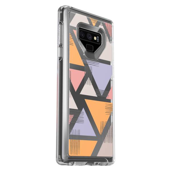 【年終出清 全新品】Samsung Galaxy Note9 OtterBox Symmetry Series Clear 炫彩幾何透明系列 保護殼 【甜蜜三角】 S9+,手機殼,保護殼,軍規,防摔,OtterBox,Samsung,XS,11,Galaxy,