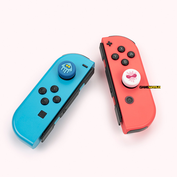 桿套【漆彈 樣式】一組四個 / NS Joy-con 手把適用 / 搖桿手把 矽膠 防滑桿套 類比搖桿 蘑菇頭 類比套 動物森友會,NS,類比頭,桿套,搖桿手把,薩爾達,防滑桿套,蘑菇頭,類比套,漆彈