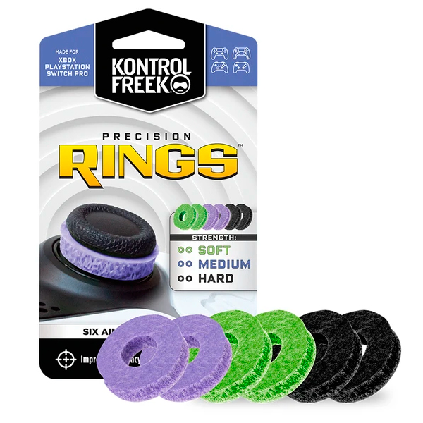 KontrolFreek - Precision Rings 手把 類比環 保護環 / 紫 黑 綠色 / 台灣公司貨 KontrolFreek,薩爾達,類比套,握把保護套,止滑,類比環,PS5,XBOX,NS,保護環