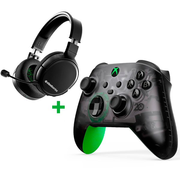 【現貨】Xbox 20周年 無線控制器 手把 + 無線耳機  / 台灣代理版 XBOX,手把,無線控制器,桿套,類比套,耳機,無線,賽睿,SteelSeries,20周年