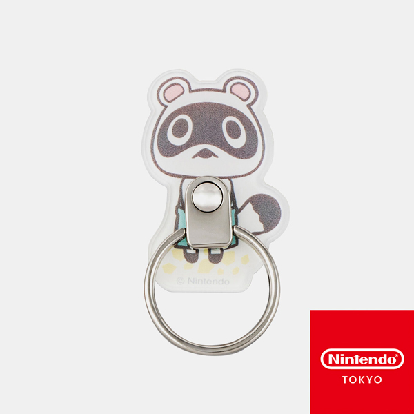 動物森友會 / 狸貓 指環扣 / Nintendo TOKYO 動物森友會,指環扣,貍貓,手機支架,鋅合金,周邊小商品,Nintendo,TOKYO,動森,日本