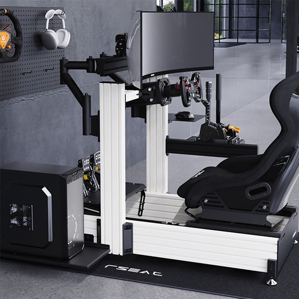 RSEAT 頂級 歐洲原裝 賽車架 A1 PRO GT / 下鎖式 高強度 鋁擠型 / 可升級 FiA級 動態模擬 / 台灣公司貨 RSEAT,A1 PRO GT,鋁擠,賽車架,方向盤,MOZA,Thrustmaster,動態模擬,D-BOX