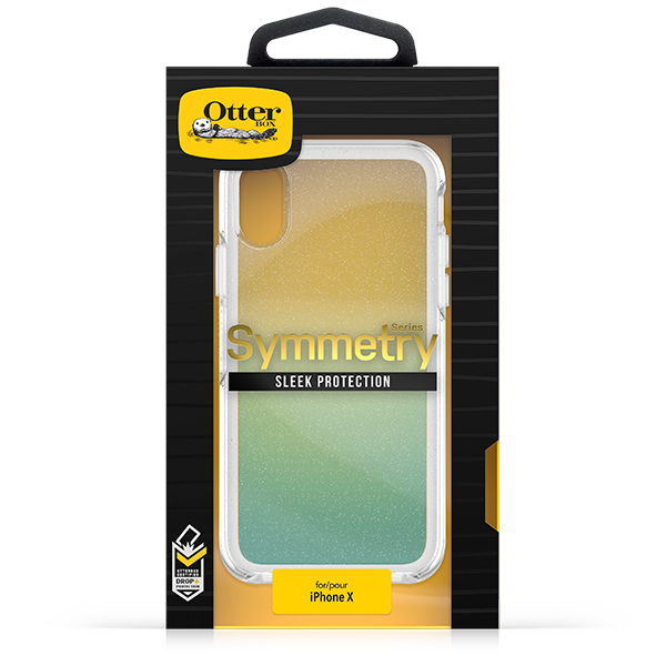 【年終出清 全新品】iPhone X / Xs OtterBox Symmetry Clear 炫彩幾何系列 保護殼 【綠色漸層】 IPhone,手機殼,保護殼,軍規,防摔,OtterBox,X,XS,11,11PRO