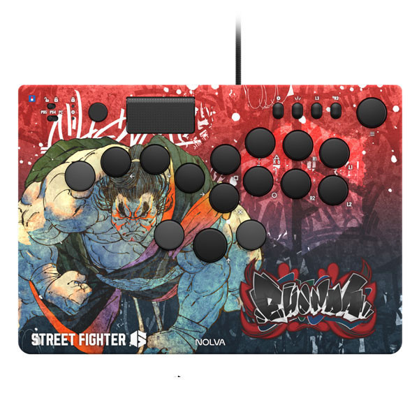 HORI 快打旋風6 ST6_NOLVA 機械式 / 全按鈕街機控制器 / 格鬥搖桿 大搖 / PS5 PC 適用 HORI,快打旋風6,ST6_NOLVA,機械式,街機,控制器,格鬥搖桿,大搖,PS5,PC