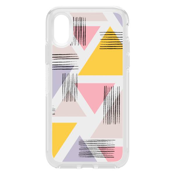 【年終出清 全新品】iPhone X / Xs OtterBox Symmetry Clear 炫彩幾何系列 保護殼 【甜蜜三角】 IPhone,手機殼,保護殼,軍規,防摔,OtterBox,X,XS,11,11PRO
