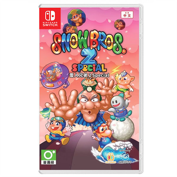 NS 雪人兄弟2 Special / 亞中版 NS,雪人兄弟,動作,過關,多人,TATSUJIN,重製版,經典