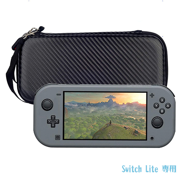  NS Lite 碳纖維 樣式 / 收納包 硬殼包  Nintendo Switch,Lite,收納包,保護貼,硬殼,水晶殼,卡夾盒,充電器,包包,NS