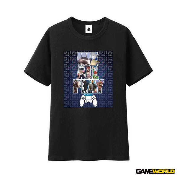 【門市兌換】PS4 we all play T-shirt 贈品,兌換,門市會員,電玩國度,全境封鎖,T恤,T-shirt,衣服,特典,