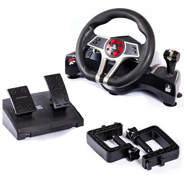 FlashFire ES500R 颶風之翼 PS4/PS3/PC用 賽車方向盤 ※ SONY官方授權 PS4,FlashFire,ES500R,颶風之翼,方向盤,T300,T150,颶風,G29,賽車架