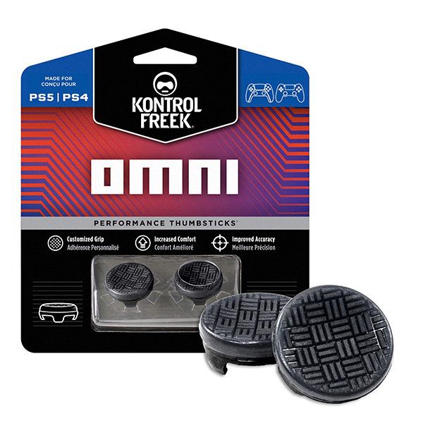 KontrolFreek - Omni Black 頂級 3D 類比套 桿套 / PS4 PS5 / 台灣公司貨 KontrolFreek,Omni Black,類比套,PS4,PS5,XBOX,黑色,保護,止滑,舒適