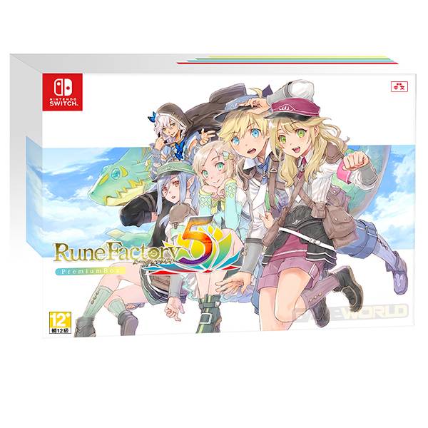 NS 符文工廠 5 / 限定版 中文版  預購,NS,符文工廠,符文,自由度,符文,牧場,中文版,奇幻世界